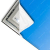 Led Wandbild Blumenwiese Unter Blauem Himmel Schmal Materialvorschau