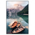 Led Wandbild Boote Im Bergsee Hochformat Produktvorschau Frontal