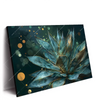 Led Wandbild Botanischer Glanz Querformat Produktvorschau Seitlich