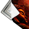 Led Wandbild Bronze Zen Buddha Querformat Materialvorschau