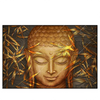Led Wandbild Buddha Bambus In Gold Querformat Produktvorschau Frontal