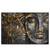 Led Wandbild Buddha Bambus Schwarz Querformat Produktvorschau Frontal