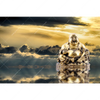 Led Wandbild Buddha Bei Sonnenaufgang Querformat Motivvorschau
