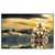 Led Wandbild Buddha Bei Sonnenaufgang Querformat Produktvorschau Frontal