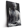 Led Wandbild Buddha Erleuchtung Im Dunkeln Hochformat Produktvorschau Seitlich