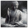 Led Wandbild Buddha Erleuchtung Im Dunkeln Quadrat Produktvorschau Frontal