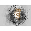 Led Wandbild Buddha Grunge Stil Querformat Motivvorschau