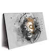 Led Wandbild Buddha Grunge Stil Querformat Produktvorschau Seitlich