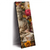 Led Wandbild Buddha In Farbenfrohen Blumen Schmal Produktvorschau Seitlich