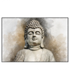 Led Wandbild Buddha In Frieden Querformat Produktvorschau Frontal
