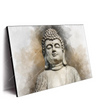 Led Wandbild Buddha In Frieden Querformat Produktvorschau Seitlich