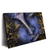 Led Wandbild Buddha In Gold Blau Querformat Produktvorschau Seitlich