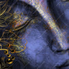 Led Wandbild Buddha In Gold Blau Querformat Zoom
