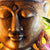 Led Wandbild Buddha Kopf Seerose Hochformat Zoom