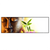 Led Wandbild Buddha Kopf Seerose Panorama Produktvorschau Frontal