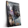 Led Wandbild Buddha Kosmische Gelassenheit Hochformat Produktvorschau Seitlich