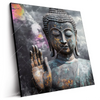 Led Wandbild Buddha Kosmische Gelassenheit Quadrat Produktvorschau Seitlich