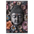 Led Wandbild Buddha Kunst Mit Pastellblueten Hochformat Produktvorschau Frontal