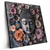 Led Wandbild Buddha Kunst Mit Pastellblueten Quadrat Produktvorschau Seitlich