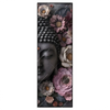 Led Wandbild Buddha Kunst Mit Pastellblueten Schmal Produktvorschau Frontal