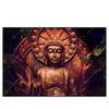 Led Wandbild Buddha Lotusbluete Querformat Produktvorschau Frontal