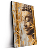 Led Wandbild Buddha Statue Im Goldenen Bambus Hochformat Produktvorschau Seitlich