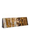 Led Wandbild Buddha Statue Im Goldenen Bambus Panorama Produktvorschau Seitlich