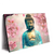 Led Wandbild Buddha Statue Mit Kirschblueten Querformat Produktvorschau Seitlich