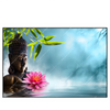 Led Wandbild Buddha Statue Mit Seerose Querformat Produktvorschau Frontal