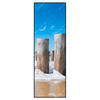 Led Wandbild Buhnen In Wellen Am Strand Schmal Produktvorschau Frontal