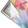 Led Wandbild Bunte Blaetter Querformat Materialvorschau