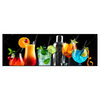 Led Wandbild Bunte Cocktailtraeume Panorama Produktvorschau Frontal