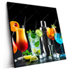 Led Wandbild Bunte Cocktailtraeume Quadrat Produktvorschau Seitlich