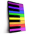 Led Wandbild Bunte Klaviertasten Hochformat Produktvorschau Seitlich