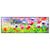 Led Wandbild Bunte Mohnblumen Panorama Produktvorschau Frontal