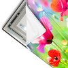 Led Wandbild Bunte Mohnblumen Querformat Materialvorschau