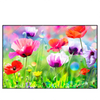 Led Wandbild Bunte Mohnblumen Querformat Produktvorschau Frontal