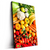 Led Wandbild Bunte Vielfalt Frischer Fruechte Hochformat Produktvorschau Seitlich