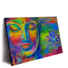 Led Wandbild Bunter Buddha No 2 Querformat Produktvorschau Seitlich