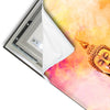 Led Wandbild Bunter Buddha No 3 Hochformat Materialvorschau