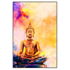Led Wandbild Bunter Buddha No 3 Hochformat Produktvorschau Frontal