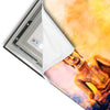 Led Wandbild Bunter Buddha No 3 Quadrat Materialvorschau