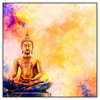 Led Wandbild Bunter Buddha No 3 Quadrat Produktvorschau Frontal