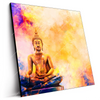 Led Wandbild Bunter Buddha No 3 Quadrat Produktvorschau Seitlich