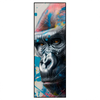 Led Wandbild Bunter Gorilla Mit Farbspritzern Schmal Produktvorschau Frontal