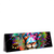 Led Wandbild Bunter Loewe Schwarz Panorama Produktvorschau Seitlich