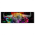 Led Wandbild Bunter Stier Schwarz Panorama Produktvorschau Frontal