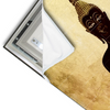 Led Wandbild Dark Buddha Querformat Materialvorschau
