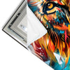 Led Wandbild Der Loewe Urban Style Hochformat Materialvorschau