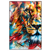 Led Wandbild Der Loewe Urban Style Hochformat Produktvorschau Frontal